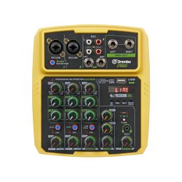 Live Recording Home Stage USB Mini Mixer FR4 6 Bluetooth Reverberation Recording Mixer