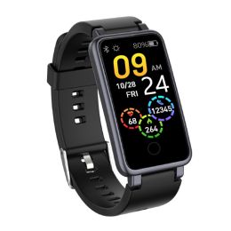 Bluetooth Pedometer Heart Rate Blood Pressure Blood Oxygen Music Weather Sports Bracelet