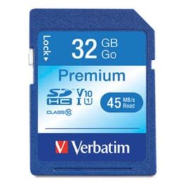 Verbatim 32GB Premium SDHC Memory Card, UHS-I Class 10