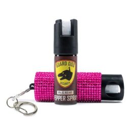 Guard Dog Bling It On Max Strength Keychain PepperSpray Pink