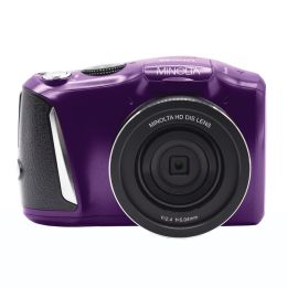 Minolta MND50-P MND50 16x Digital Zoom 48 MP/4K Ultra HD Digital Camera (Purple)