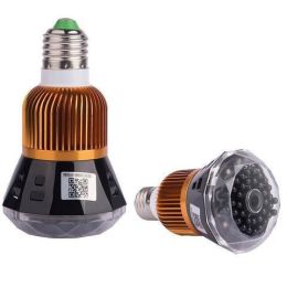 Bulb Security Camera System (Color: Tyrant gold)